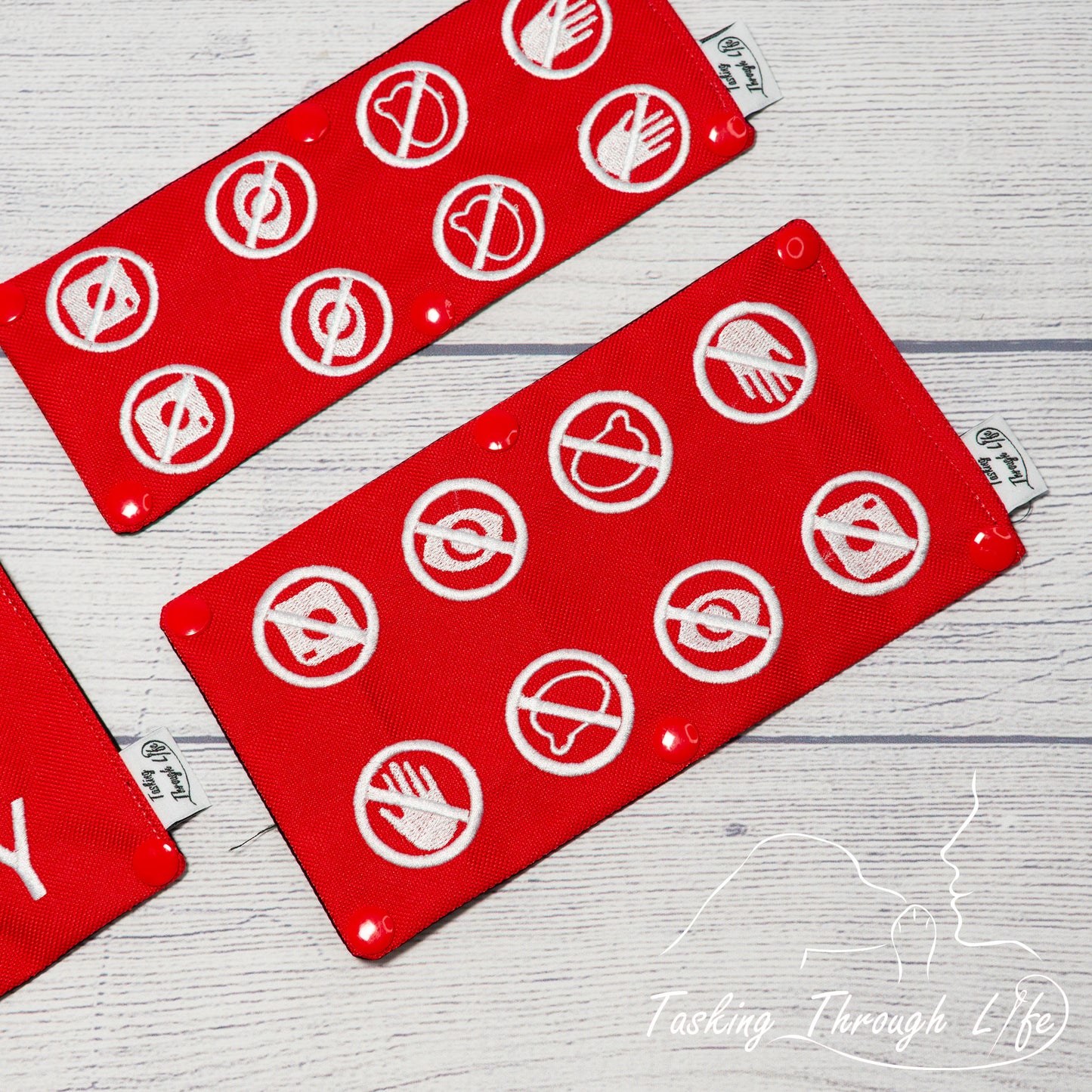 No Contact Symbols Chest Strap Wrap (V1) - C1