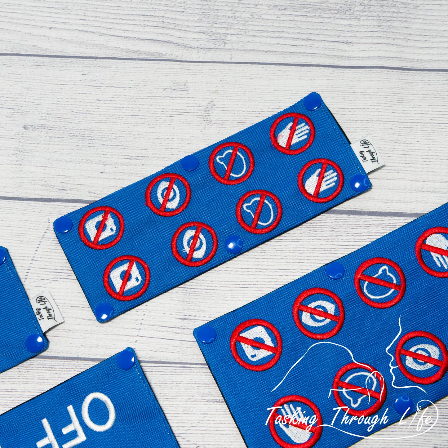 No Contact Symbols Leash Wrap - (V6) - C19