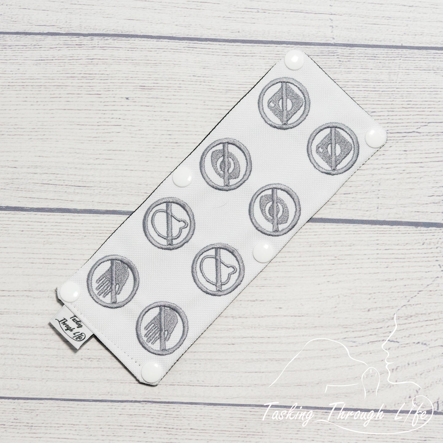No Contact Symbols Leash Wrap - R110