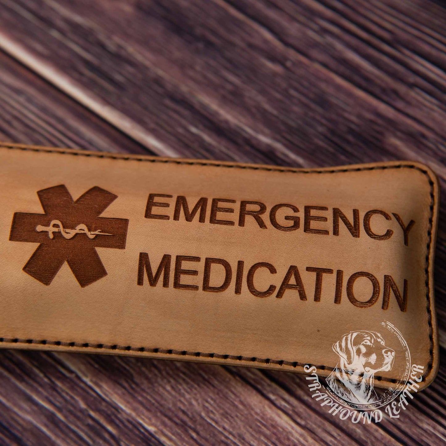Leather Medication Case - Straphound Leather