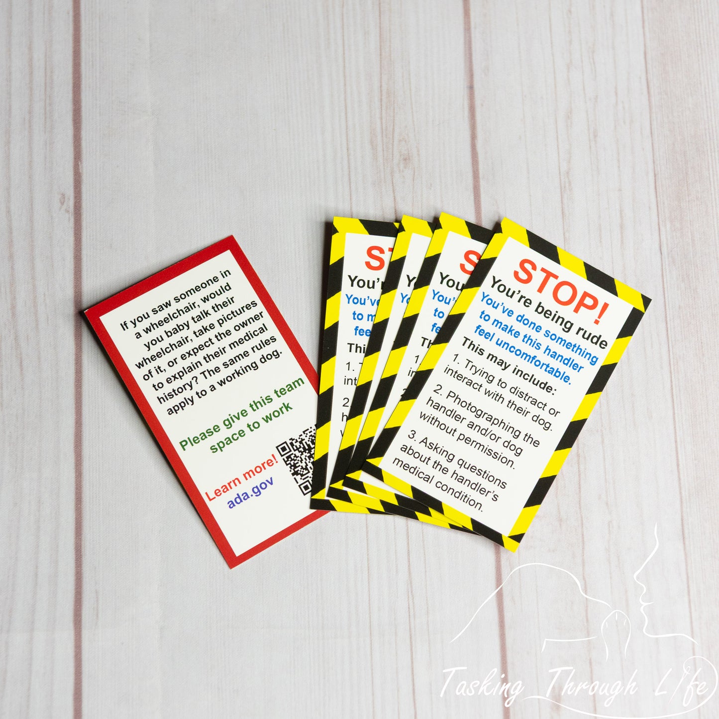 STOP! You're being rude cards