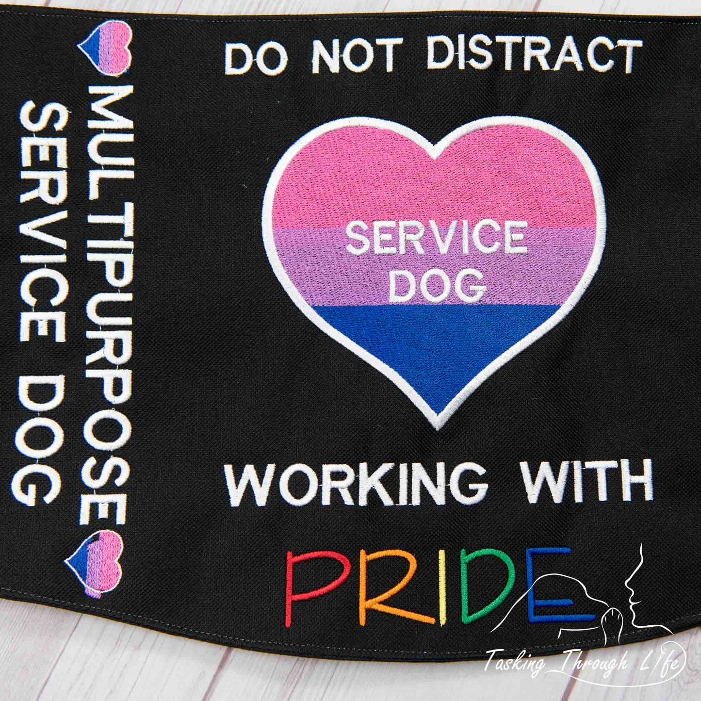Premade Large Pride Vest- Stitching Flaw