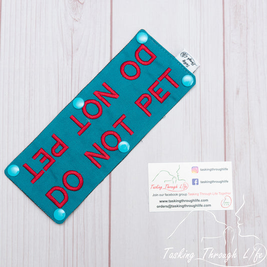 Service Dog Do Not Pet Leash Wrap - R6