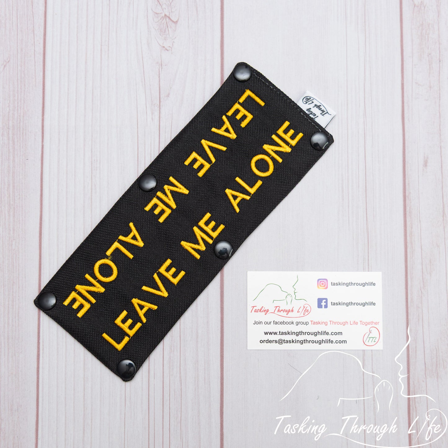 LEAVE ME ALONE Leash Wrap - R78