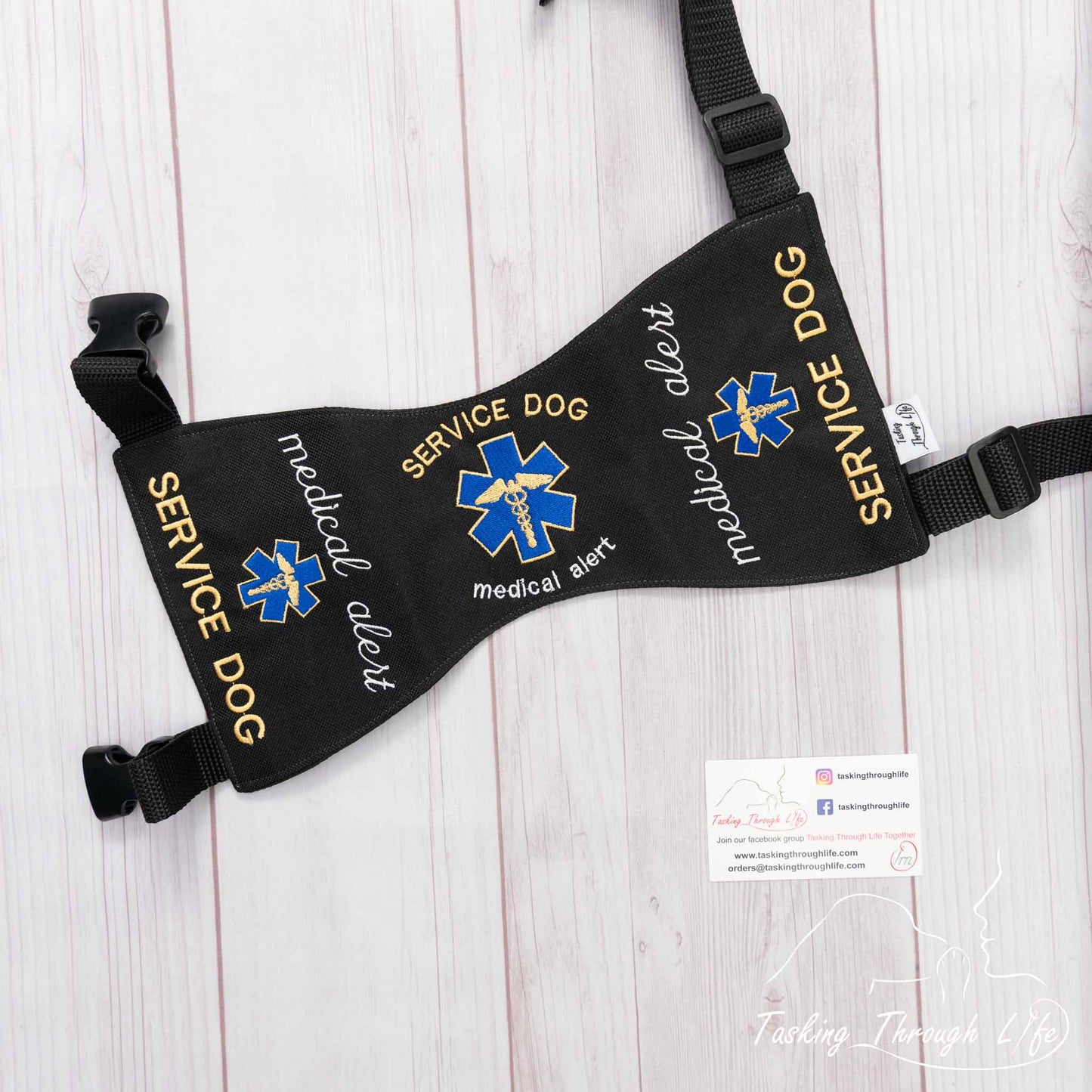 Premade Small Butterfly - Medical Alert Service Dog - (Q5)