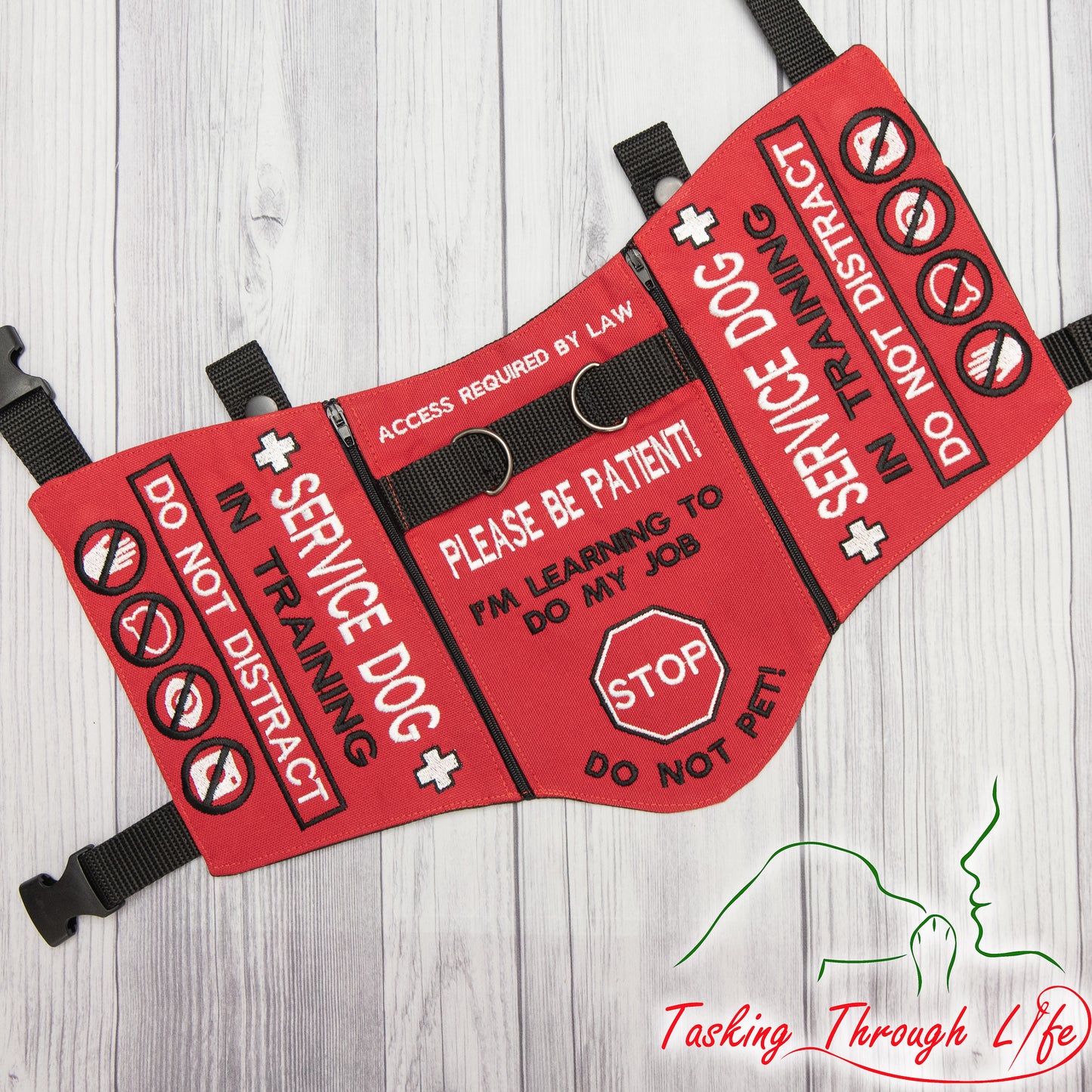 D-RING Upgrade, Custom service dog vest add-on