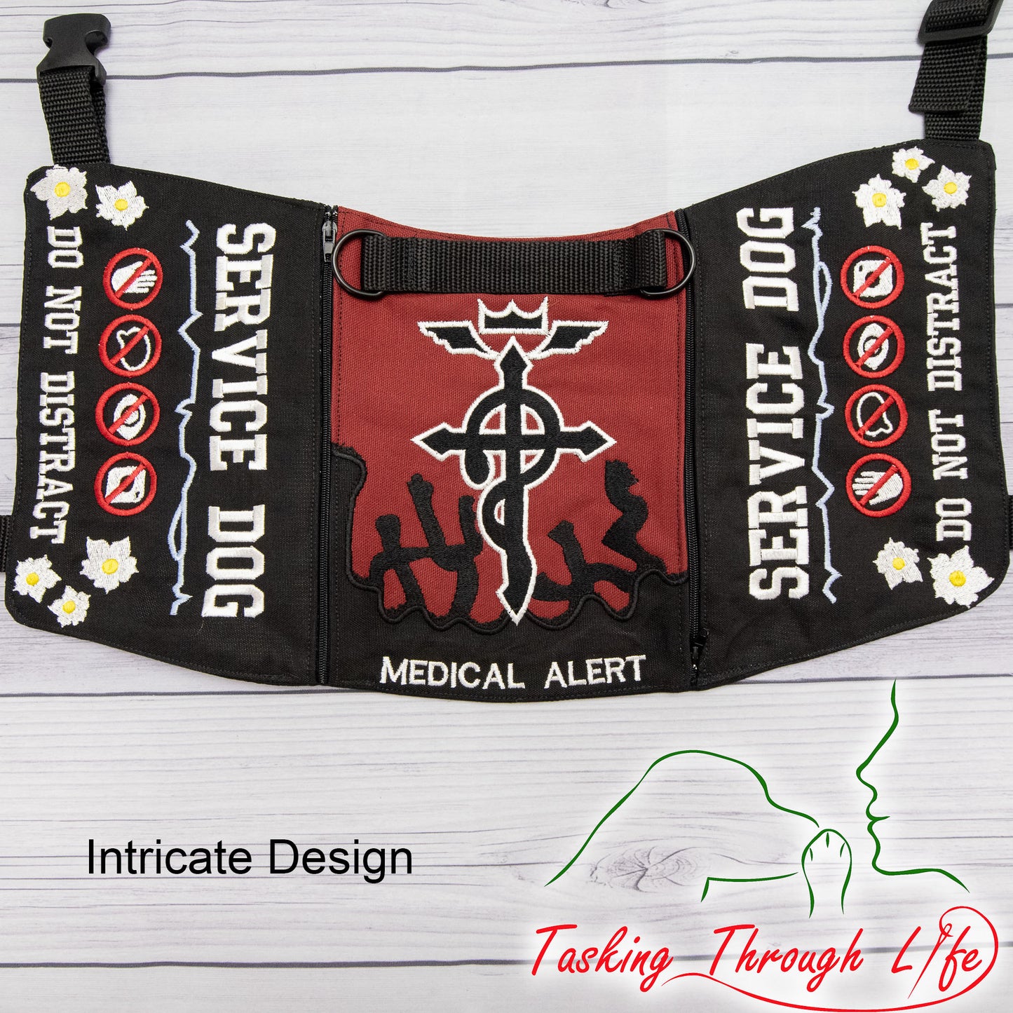 GRAPHIC Design Upgrade, Custom service dog vest add-on