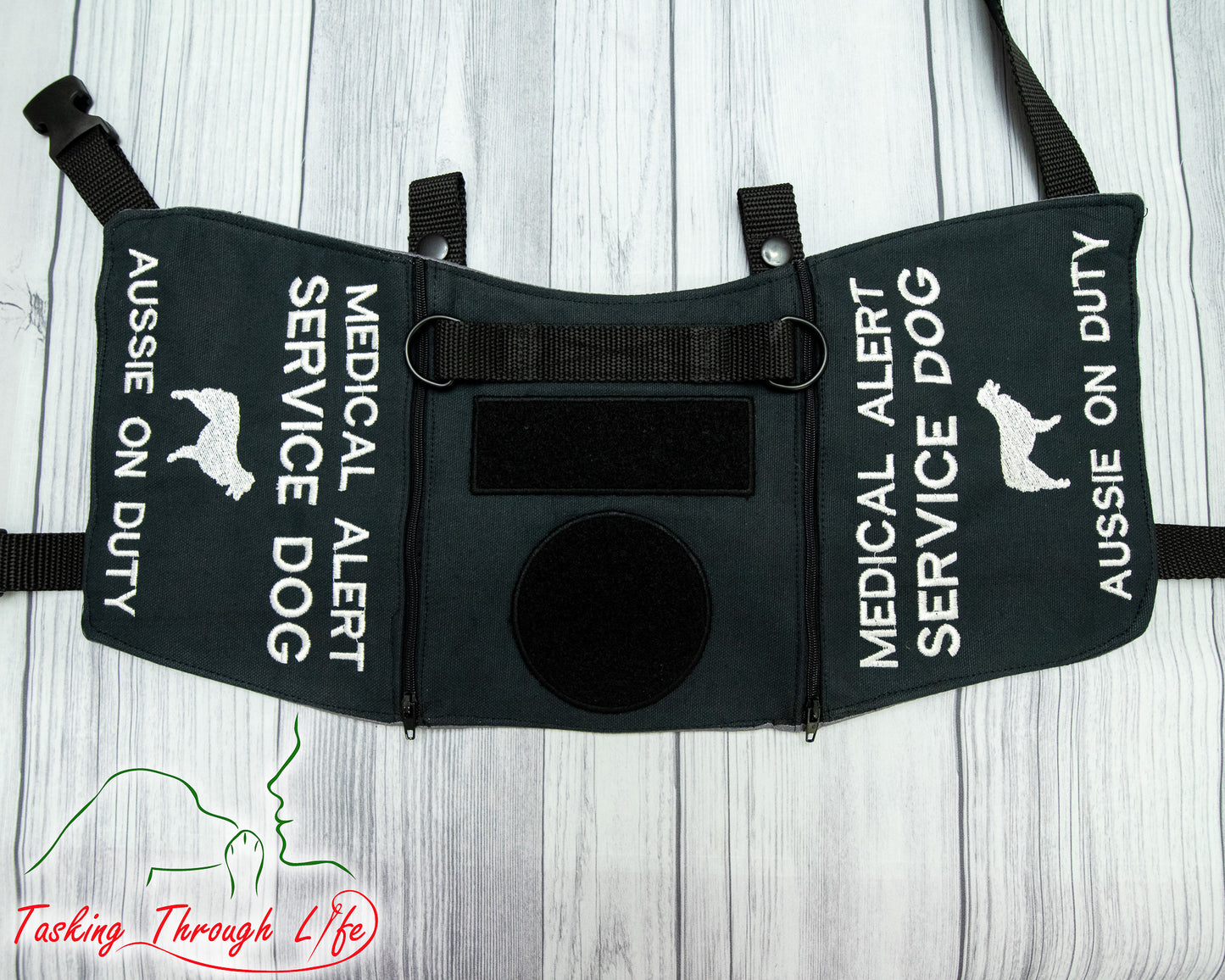 D-RING Upgrade, Custom service dog vest add-on