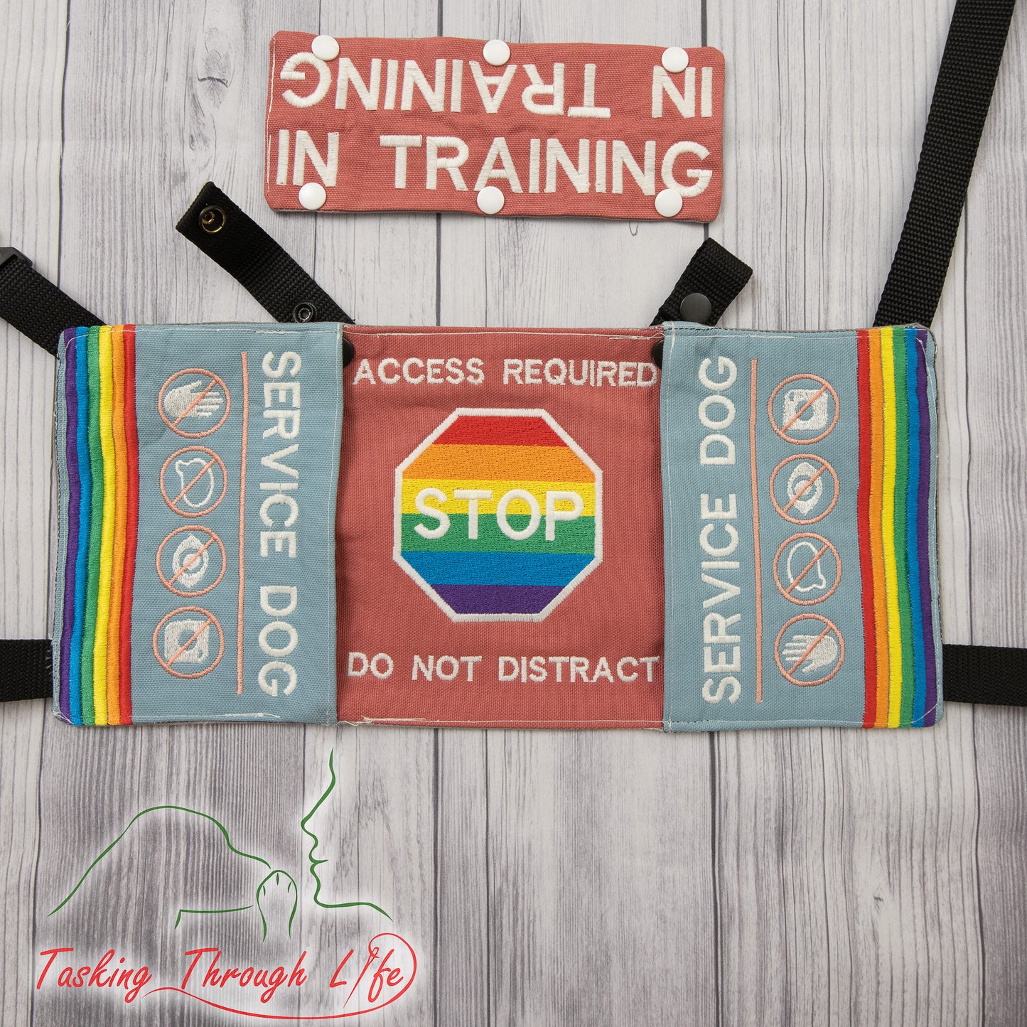 GRAPHIC Design Upgrade, Custom service dog vest add-on