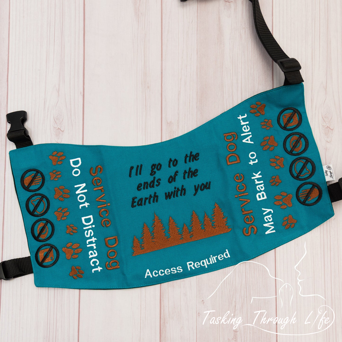 Premade Large SR Short- Team Service Dog Q47