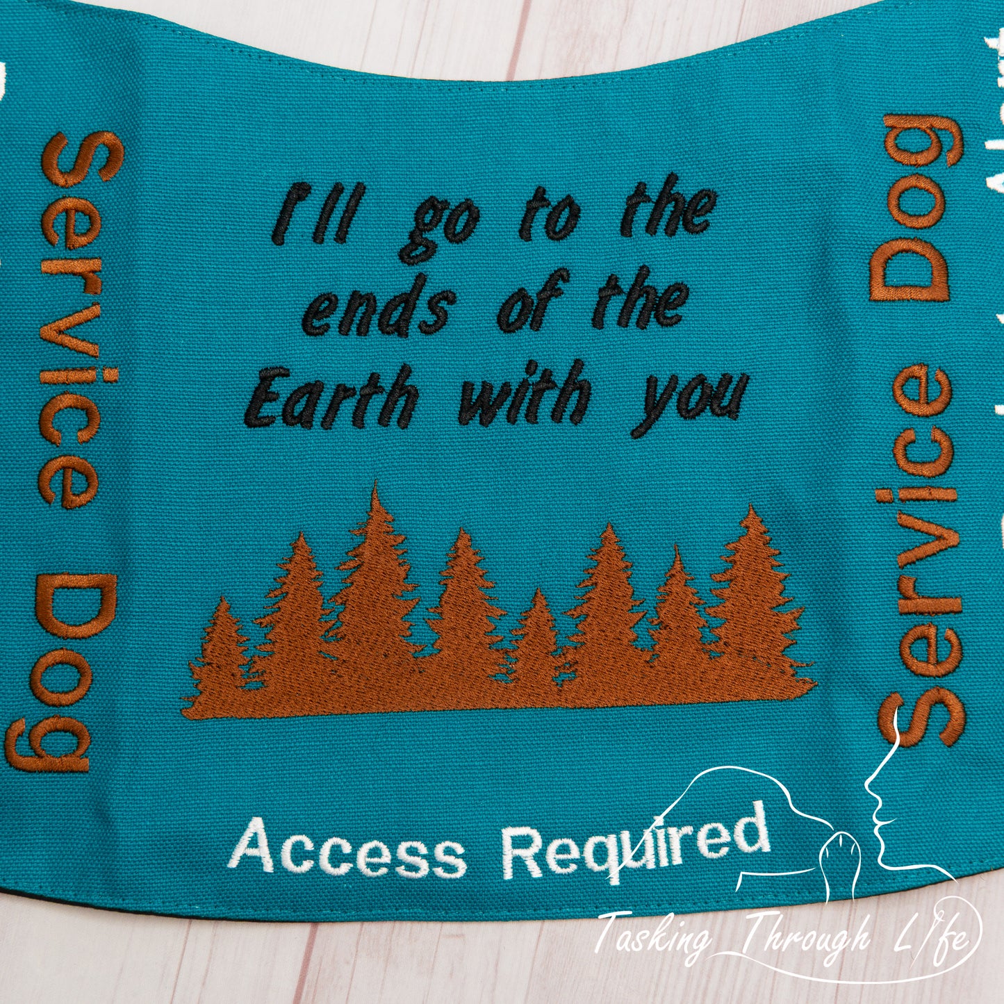 Premade Large SR Short- Team Service Dog Q47