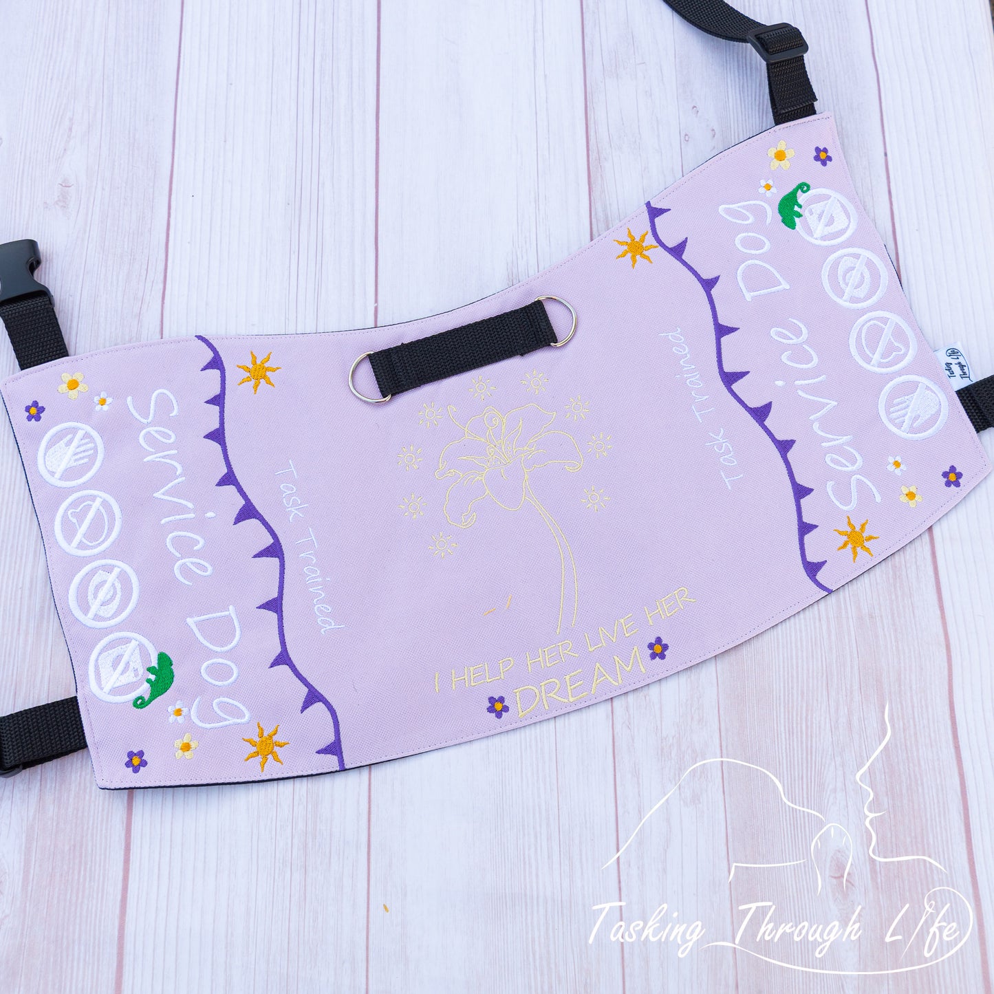 Premade Large  - Haze Task Trained Service Dog Q32 - Stitching Flaw