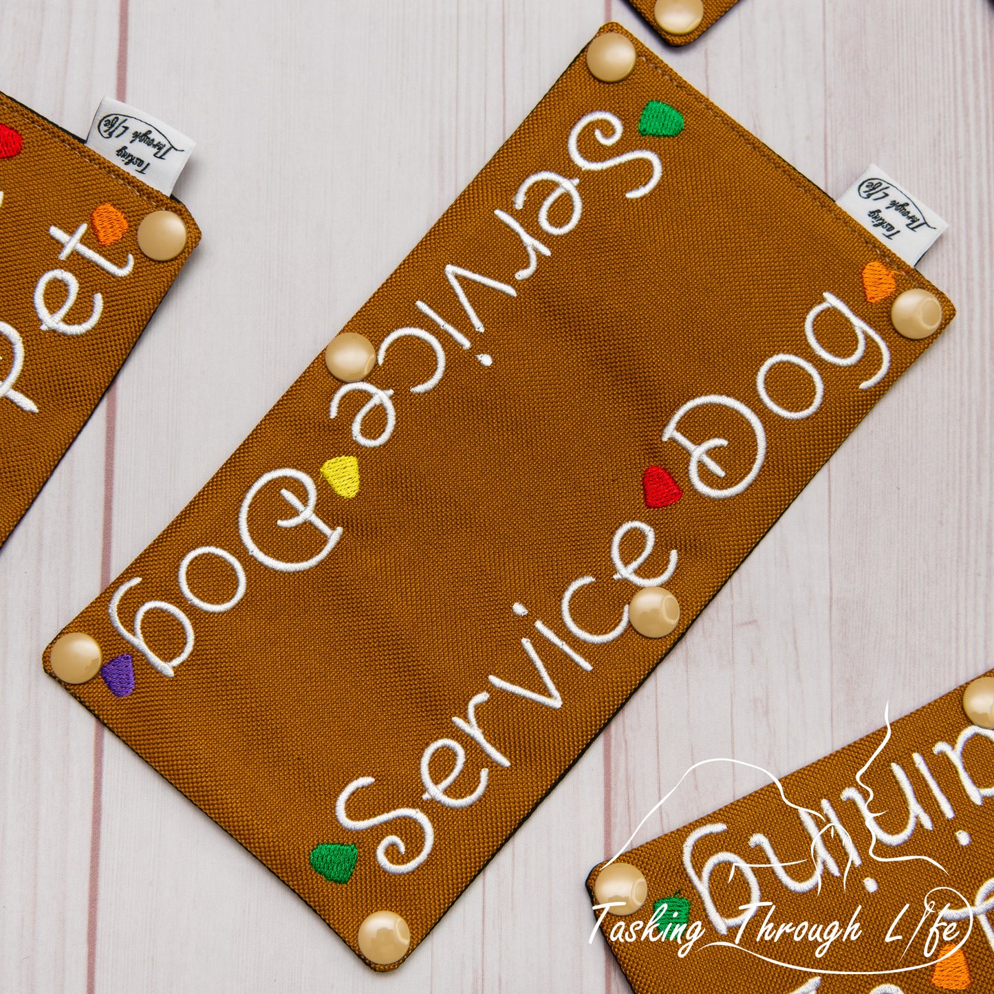 Service Dog Chest Strap Wrap Gingerbread - G4