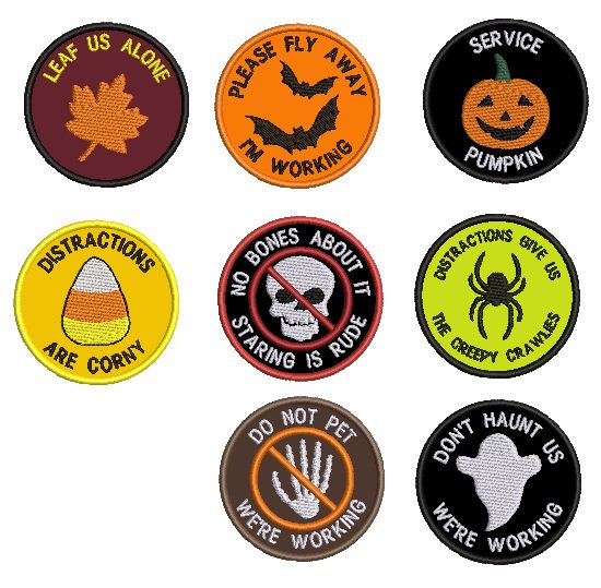 Halloween Patch Tabs