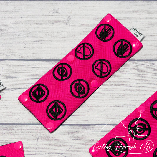 No Contact Symbols Leash Wrap - (V5) - C18