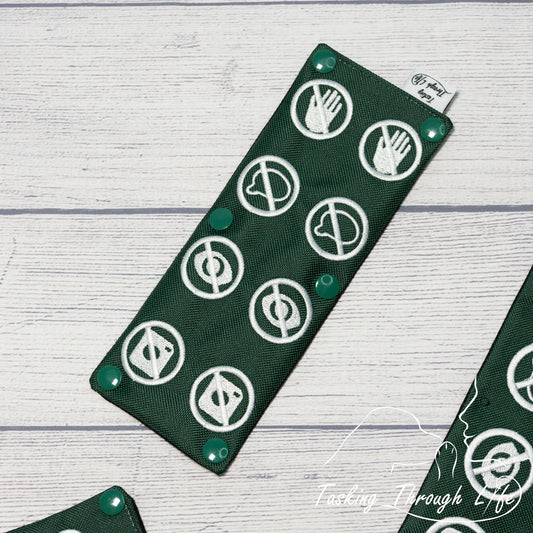 No Contact Symbols Leash Wrap - (V2) - C15