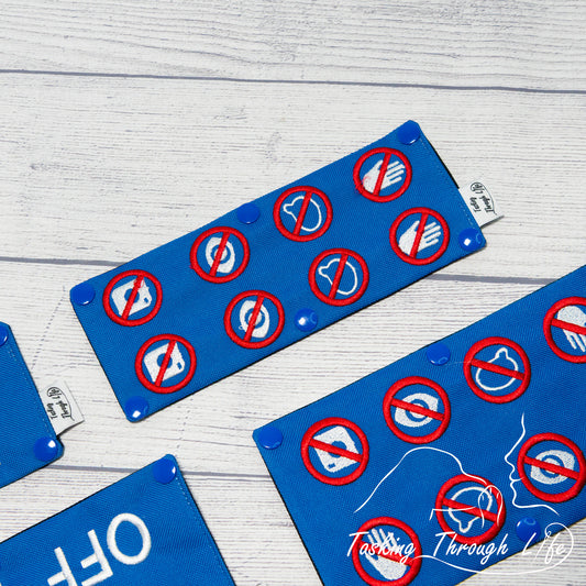 No Contact Symbols Leash Wrap - (V6) - C19