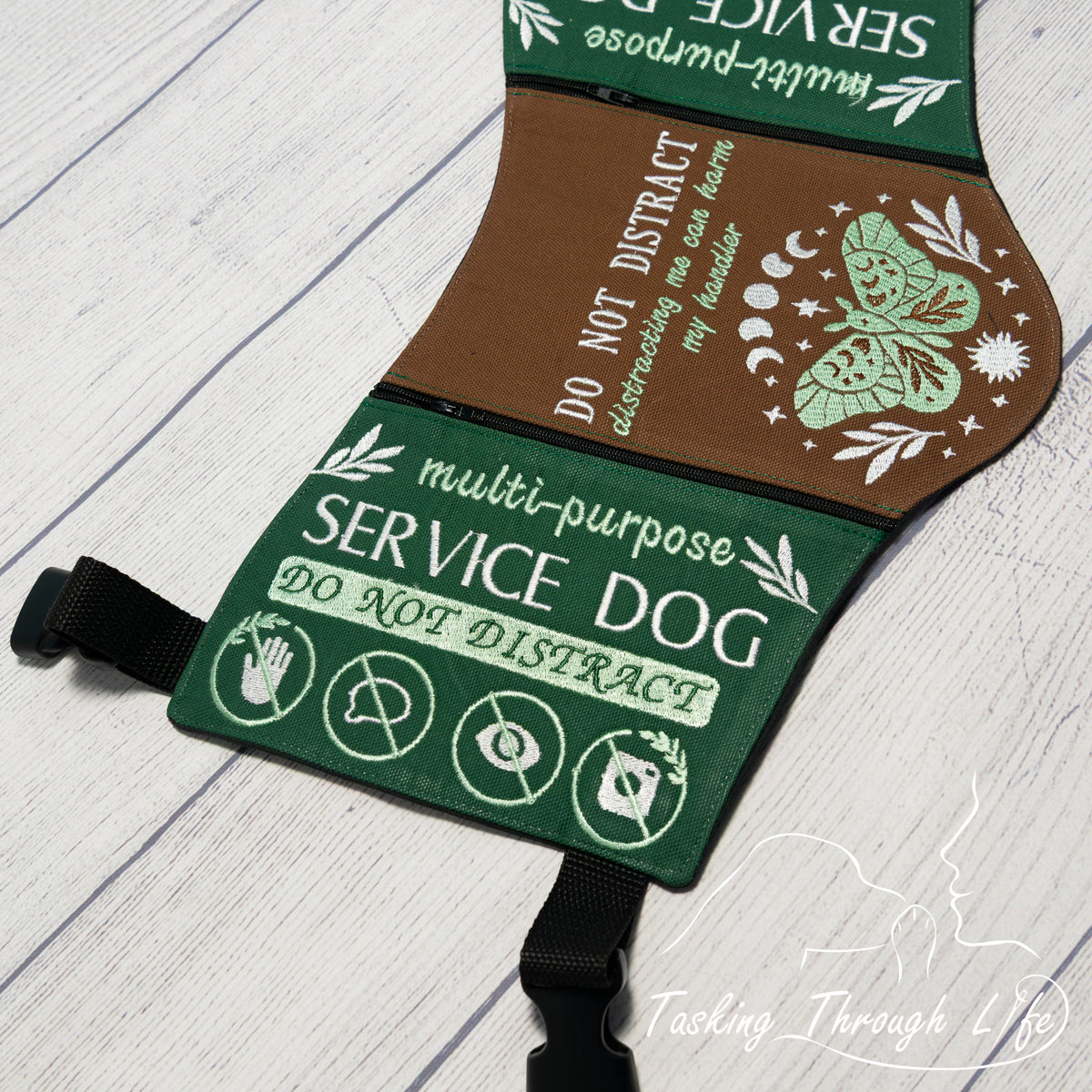 Premade Medium - Moth SERVICE DOG Q86