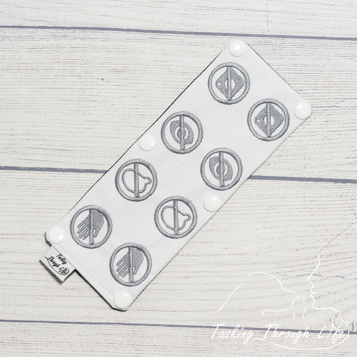No Contact Symbols Leash Wrap - R110