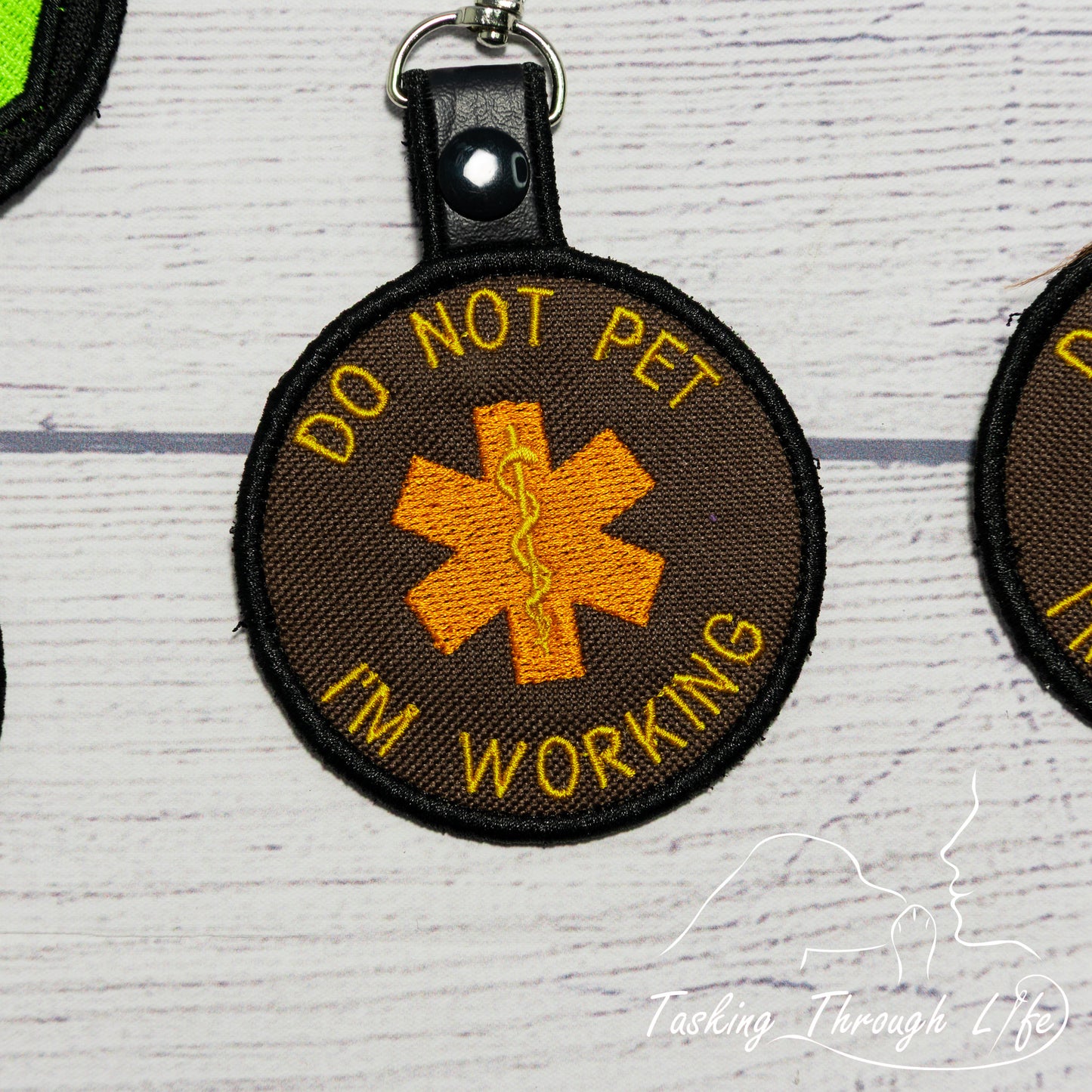 DO NOT PET I'M WORKING Premade Patch Tab (V15) - P67
