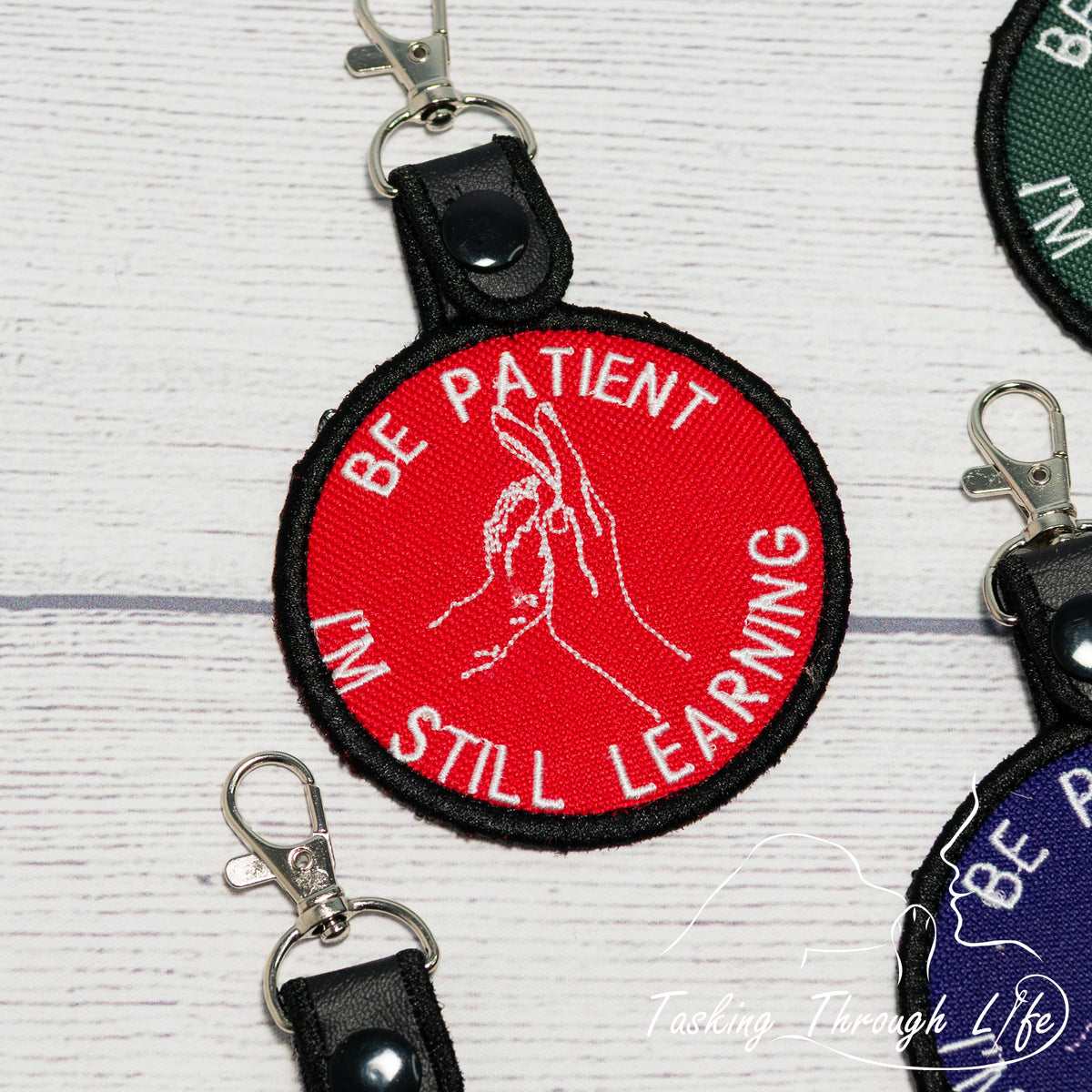 BE PATIENT I'M STILL LEARNING Premade Patch Tab (V1) (V17) - P70