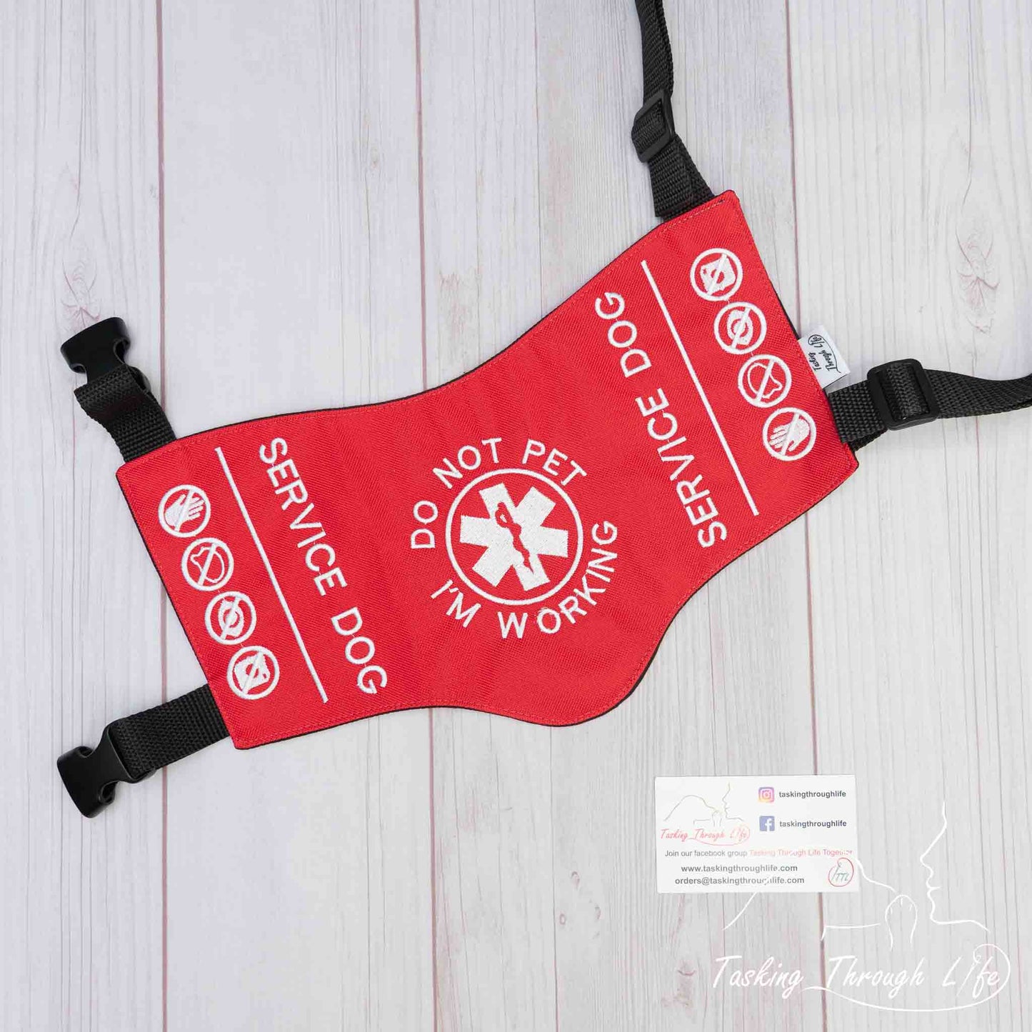Premade Small - Burning Red SD Vest - Stitching flaw