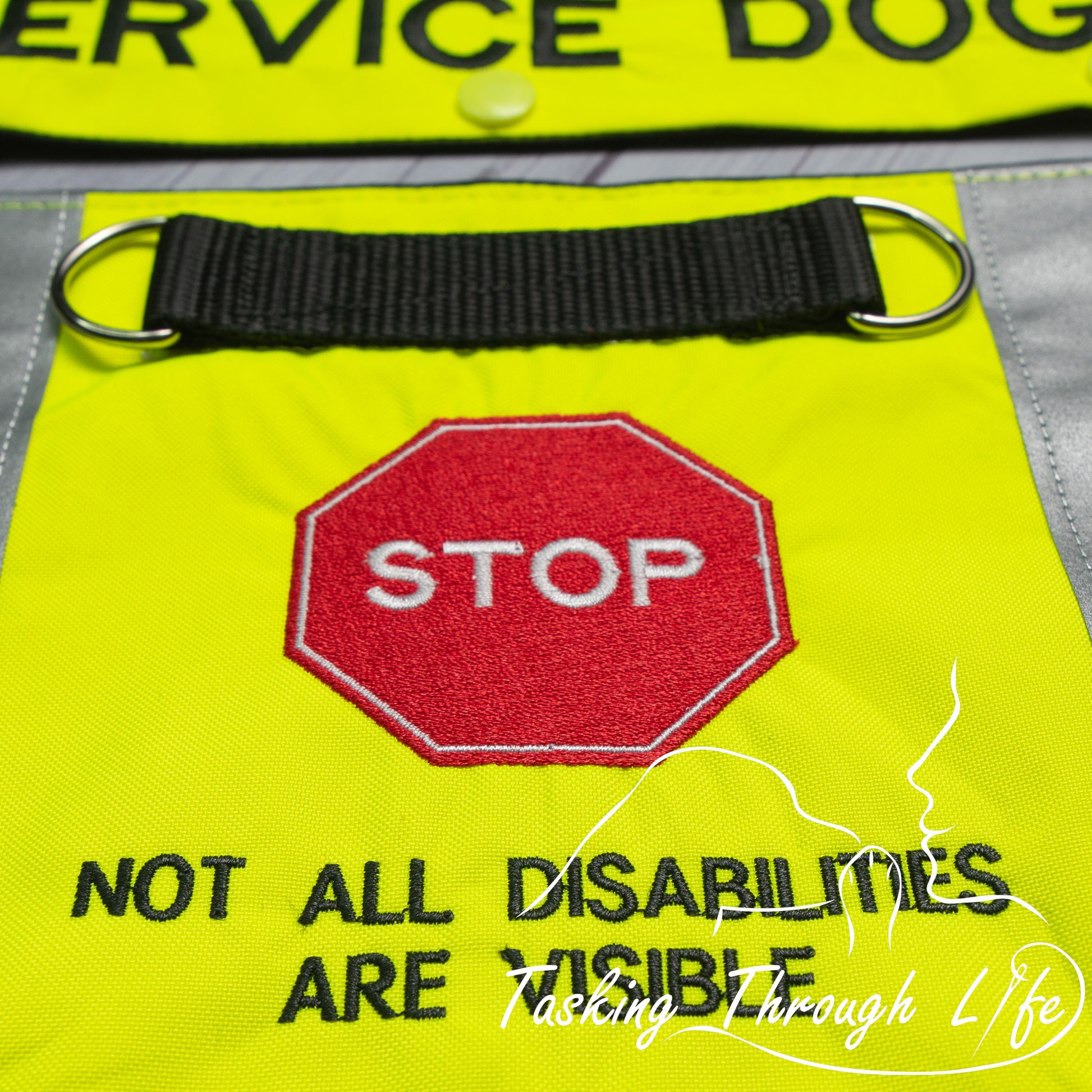 D-RING Upgrade, Custom service dog vest add-on