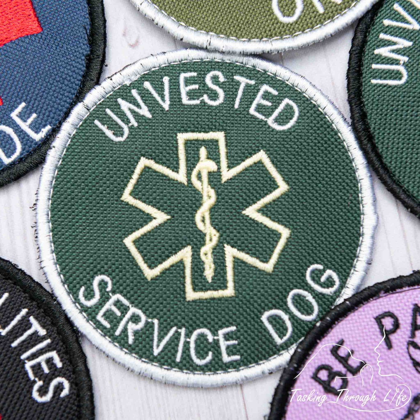 UNVESTED SERVICE DOG 3" Patch - P38