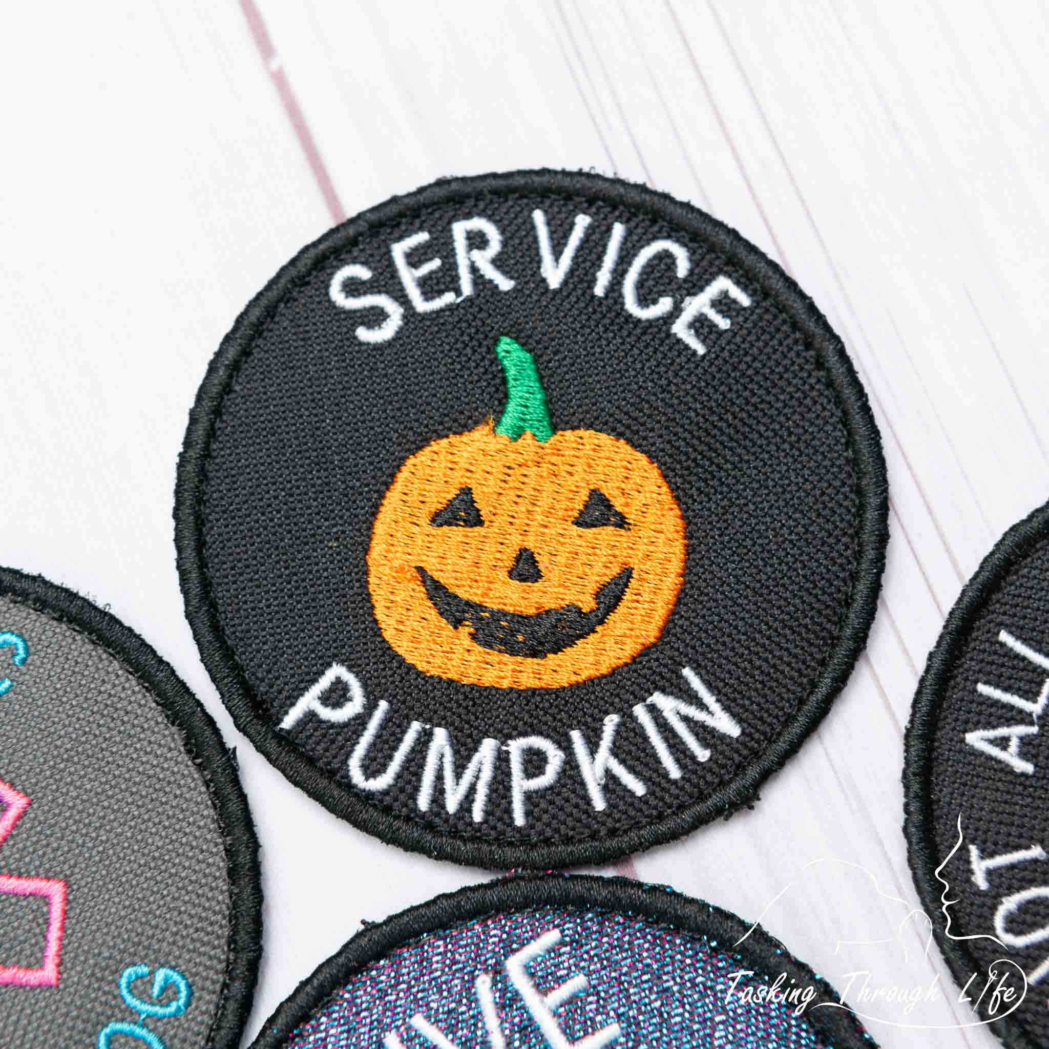 Fall Service Patch SERVICE PUMPKIN 3