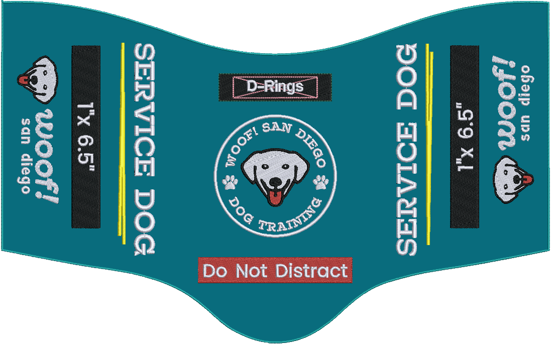 Woof! San Diego Program Vest/Cape