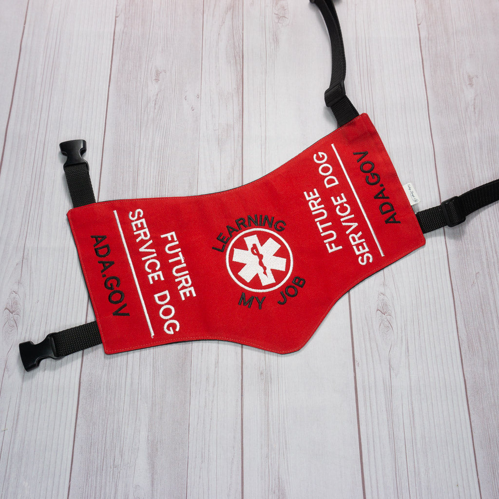 Premade Medium - Red FUTURE SERVICE DOG Q89