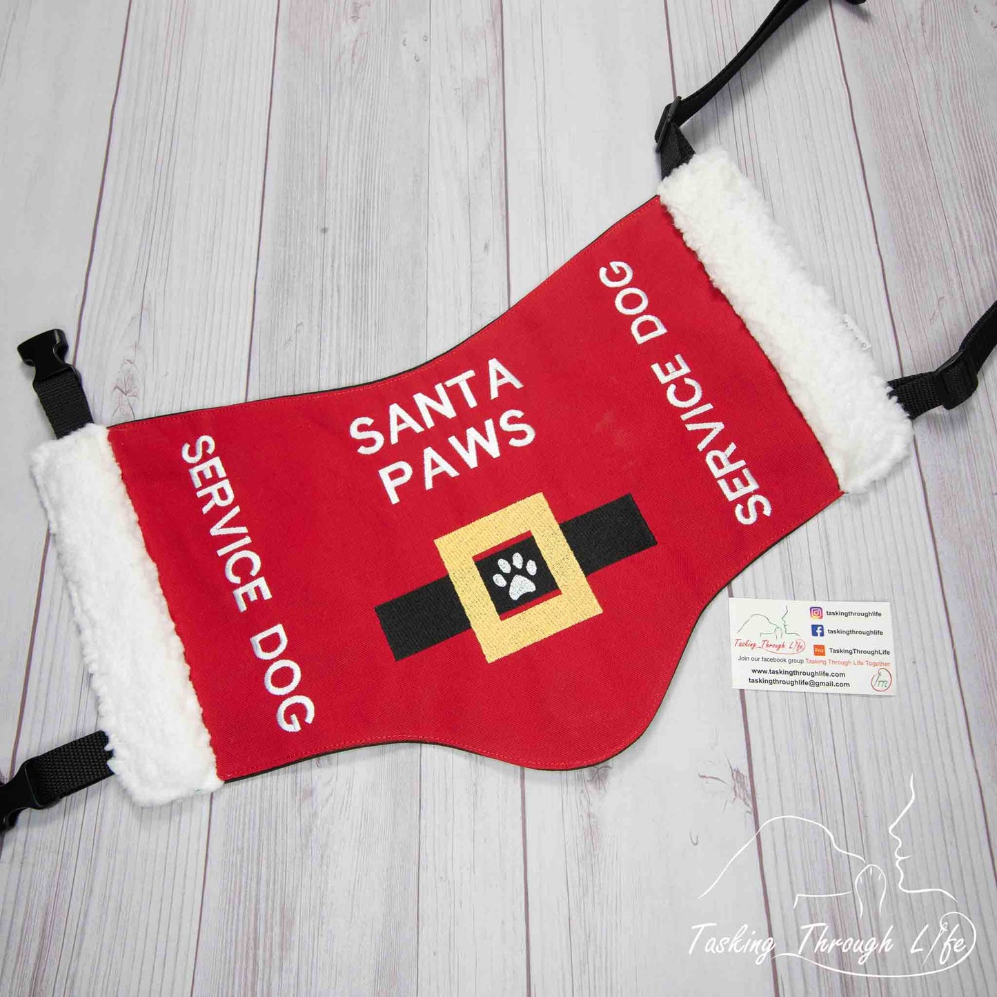 Premade Large Santa Paws SD