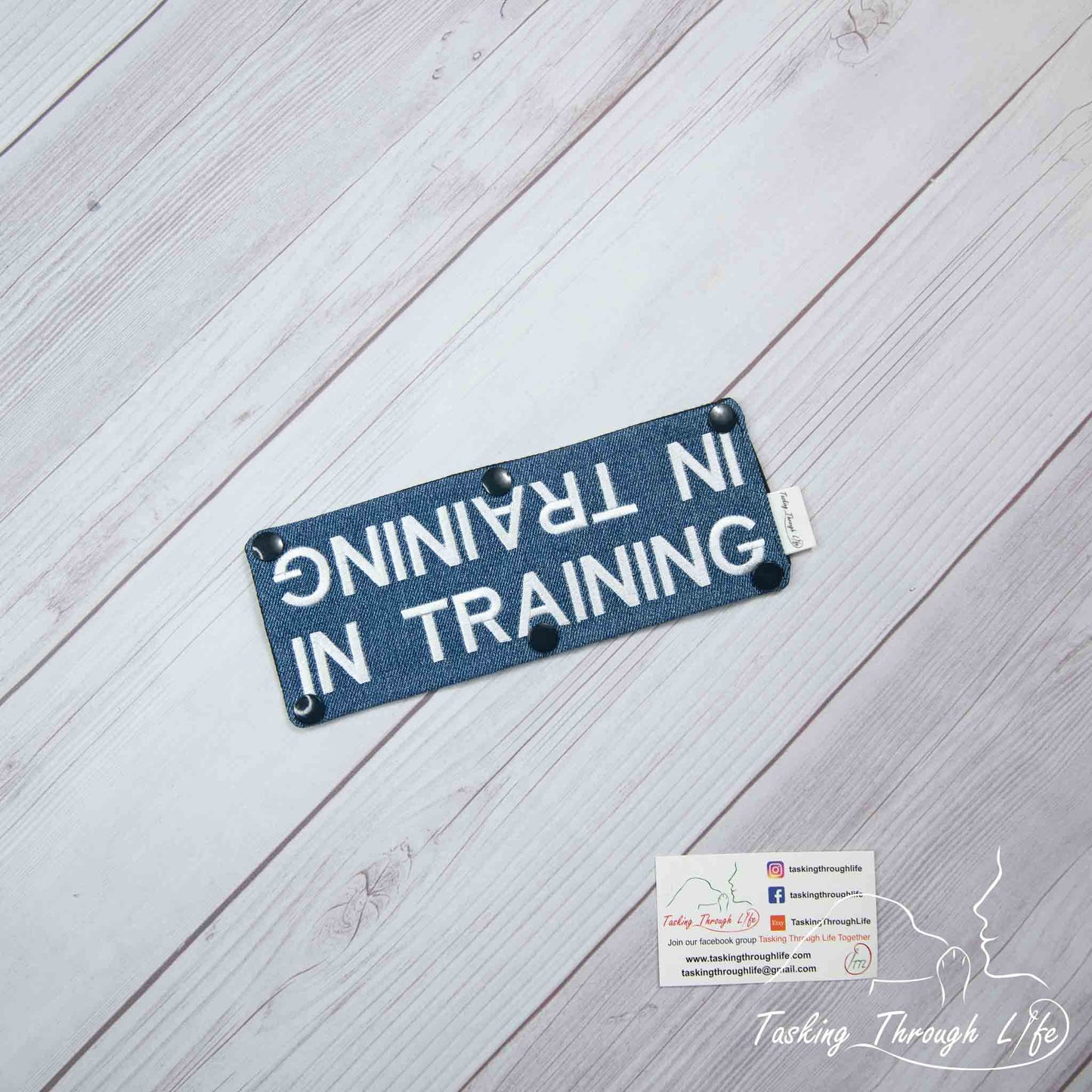 Denim In Training Leash Wrap - T15