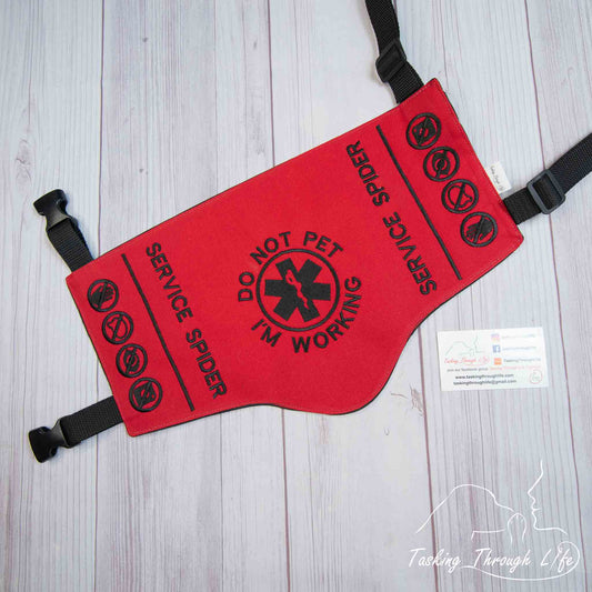 Premade Medium - Red and Black Spider