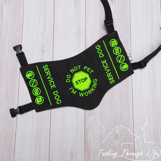 Premade Various Sizes - Black Stop Sign SDIT (V14)