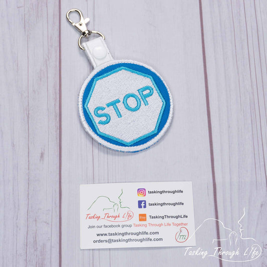 Premade Patch Tab - Stop Sign P5