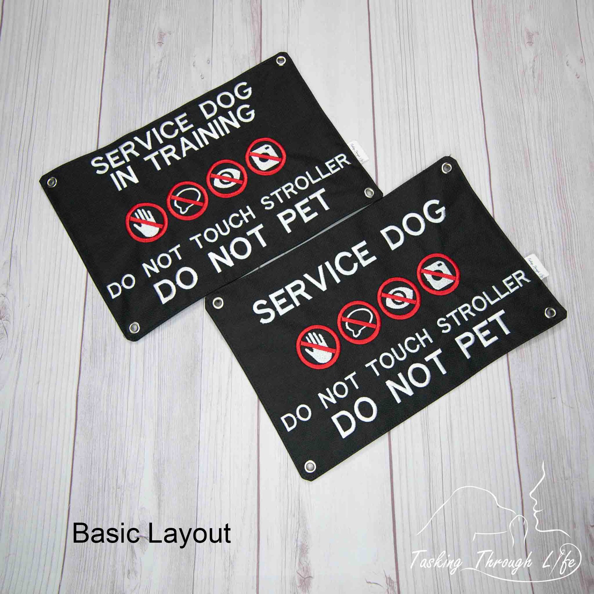 service dog in stroller Stroller Sign