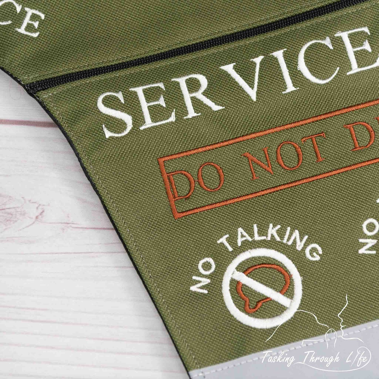 Premade Large Army Stop Sign SD Vest - Alignment Flaw