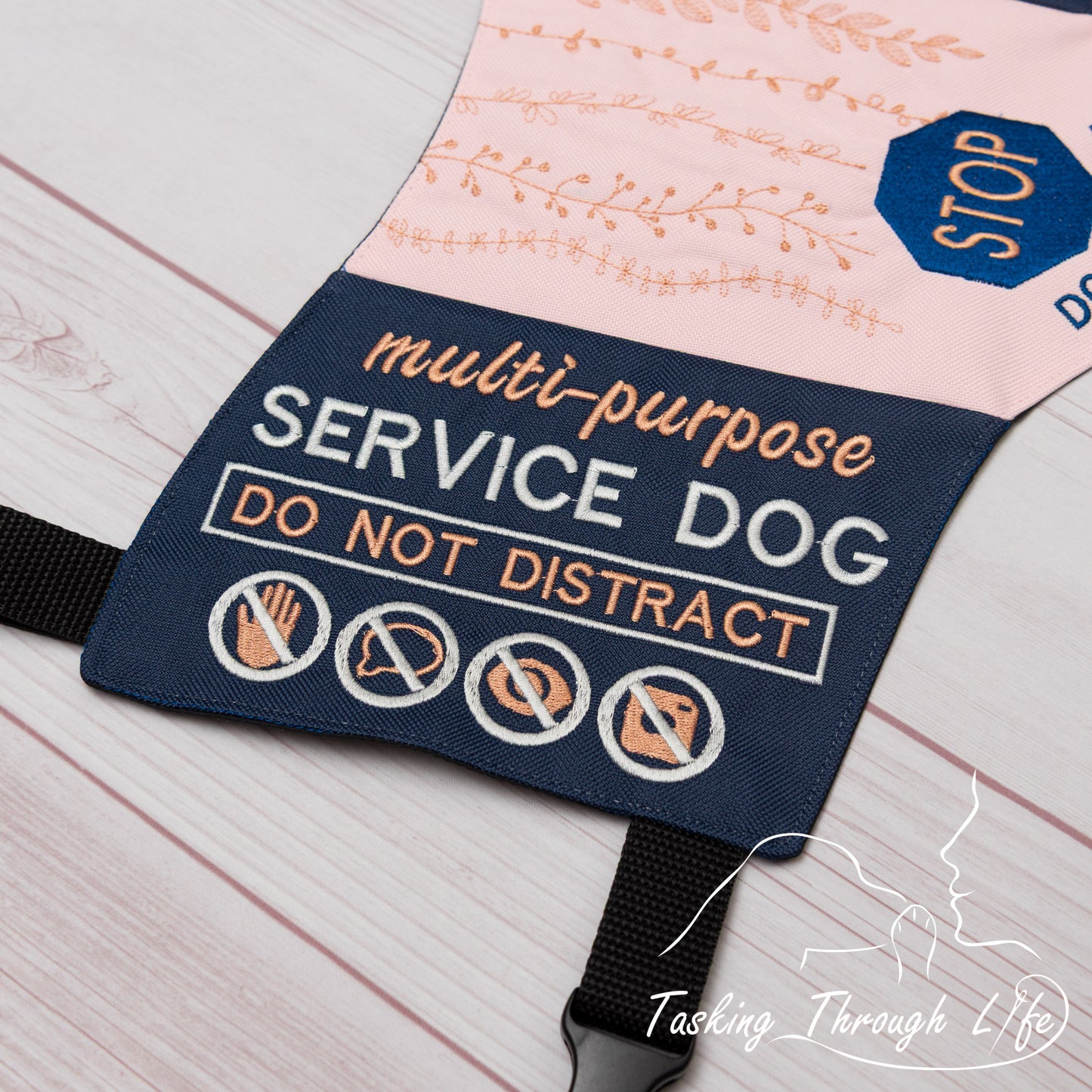 Premade Medium Vines and Stop Sign- (Q7)