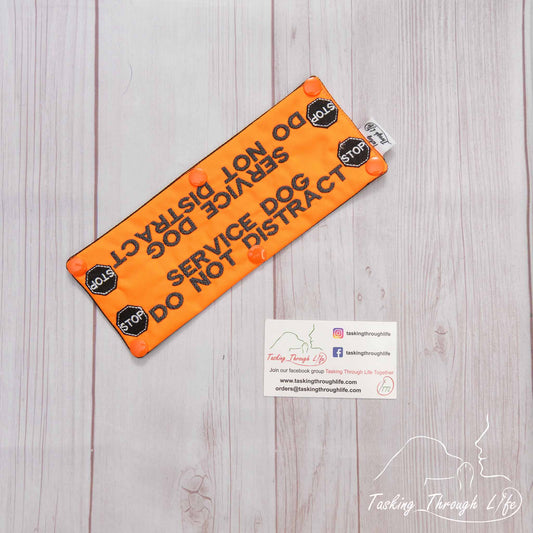 Reflective Service Dog Do Not Distract Leash Wrap - R95