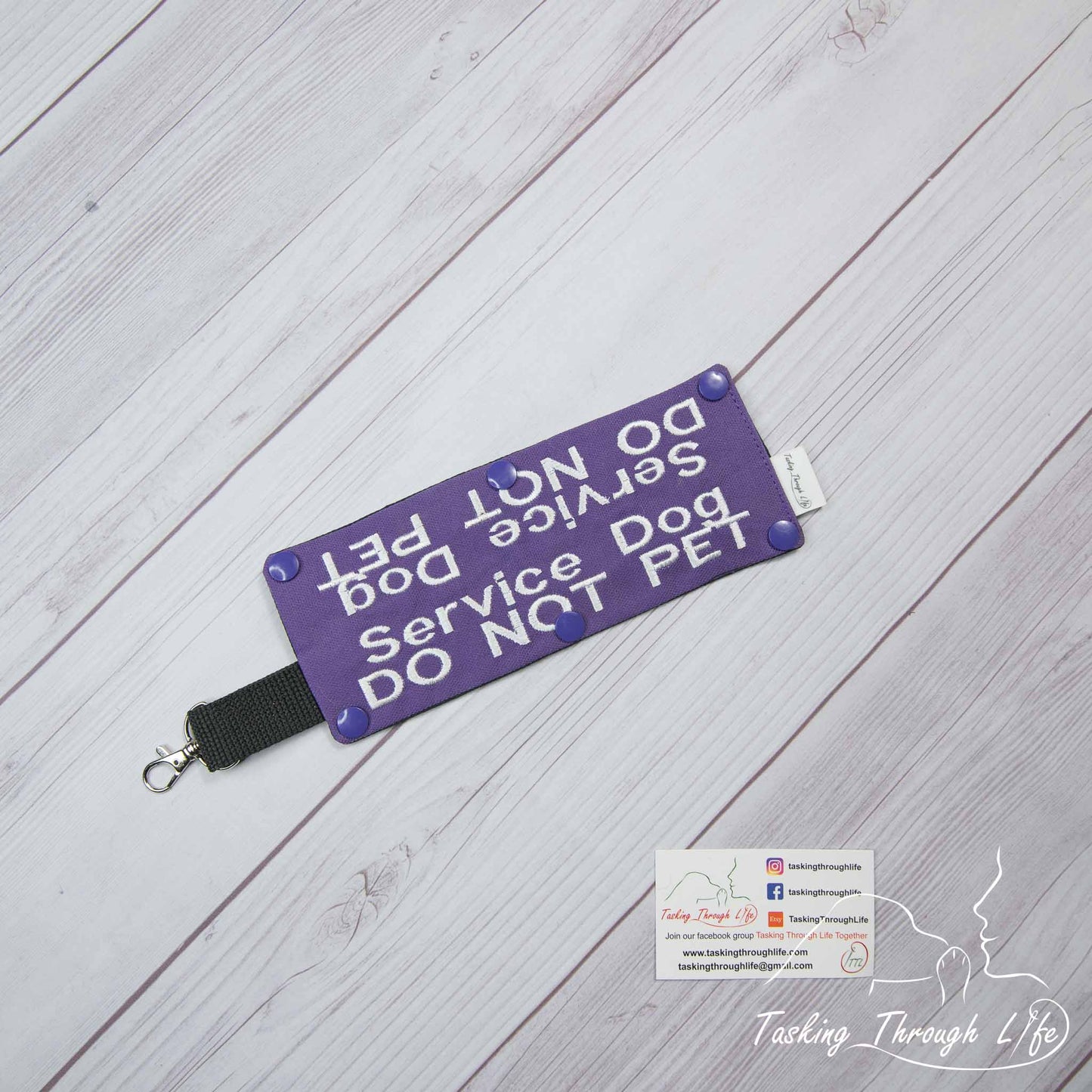 Service Dog Do Not Pet Leash Wrap - R15