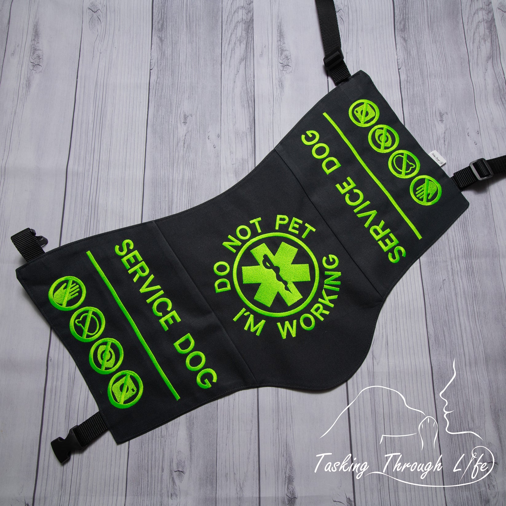 Classic Service Dog Vest Tasking Through LIfe classic-service-dog-vest-tasking-through-life