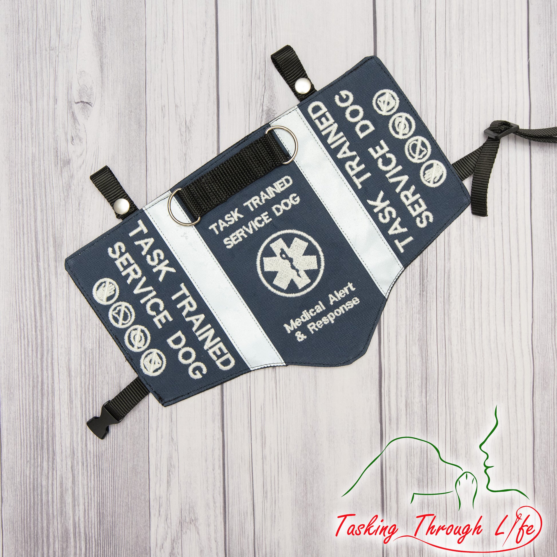 GRAPHIC Design Upgrade, Custom service dog vest add-on – Tasking Through  LIfe